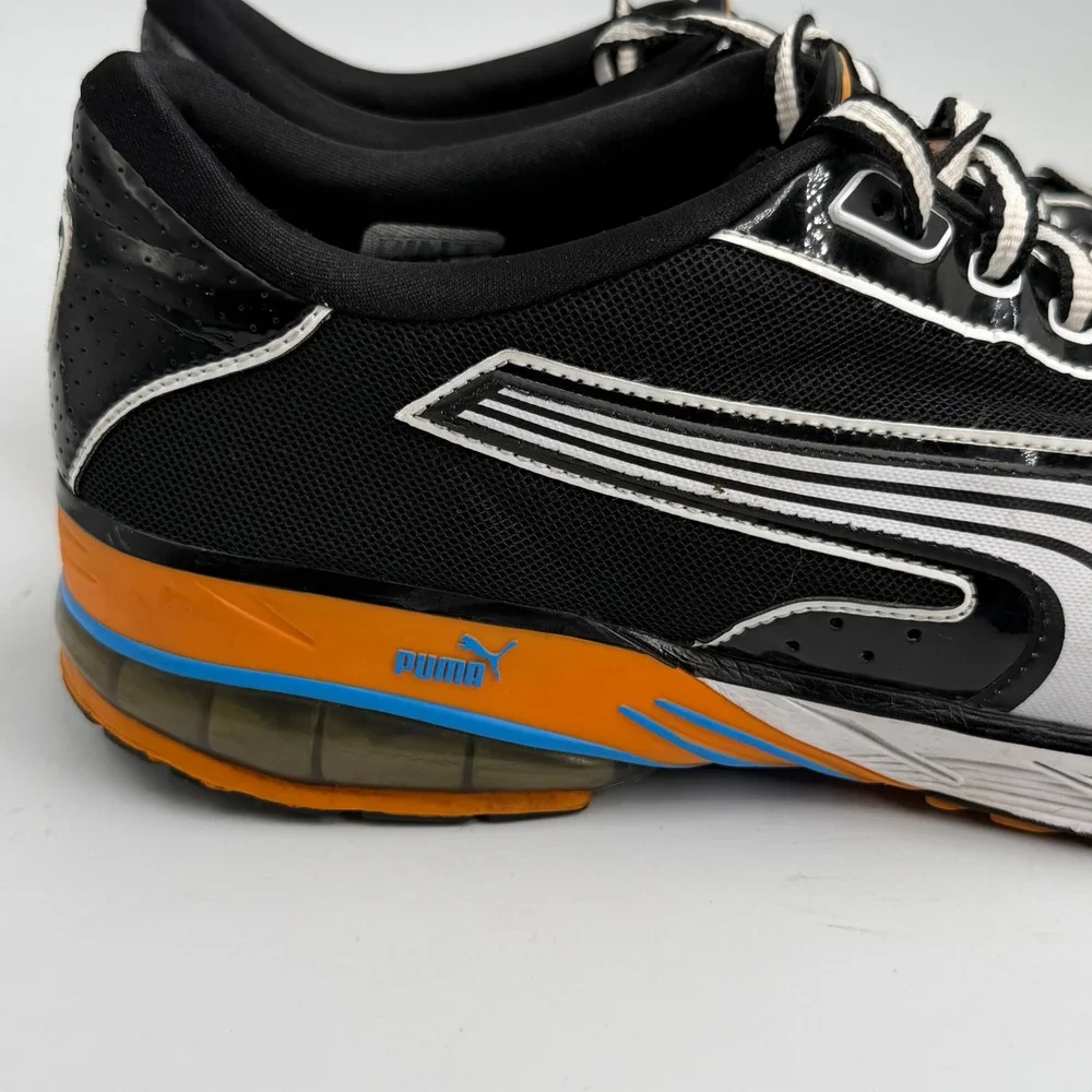 Puma Toori Run M Running Shoes Black Orange Cushioned‎ Mens Size 13 RARE